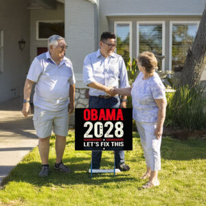 Obama 2028 let’s fix this, President Obama 2028 Yard Sign