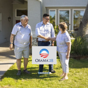 Obama 28 Barack Obama 2028 Campaign Yard Sign