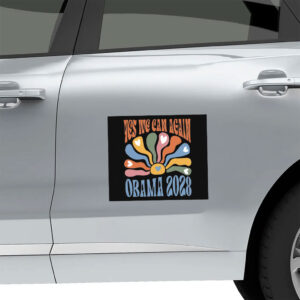 Obama Patriotic, Subtle Yes We Can Again Obama Sticker