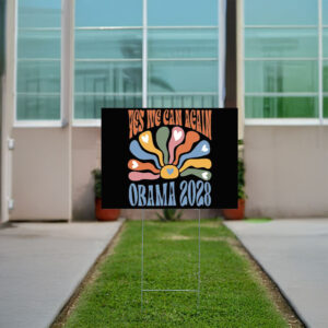 Obama Patriotic, Subtle Yes We Can Again Obama Yard Sign
