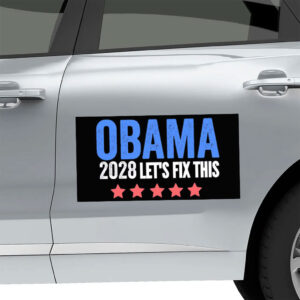 President Obama 2028 Let's Fix This Sticker
