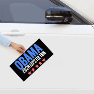 President Obama 2028 Let's Fix This Sticker