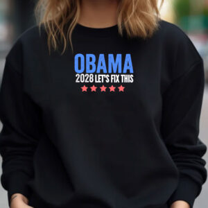 President Obama 2028 Let's Fix This T-shirt