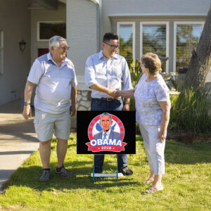 President Obama 2028 caricature Yard Sign