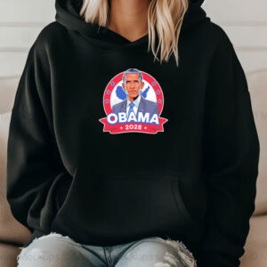 President Obama 2028 caricature shirt