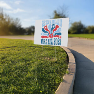 Subtle Yes We Can Again Obama 2028 Yard Sign