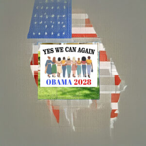 Yes We Can Again Obama 2028 Yard Sign