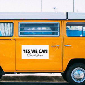 Yes We Can Obama 2028, Political Sticker