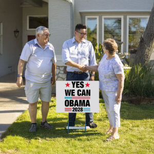 Yes We Can Obama 2028 Yard Sign