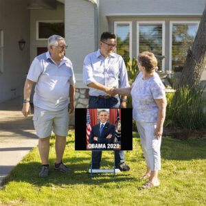 Barack Obama for President 2028 Election, Gifts for Obama Supporters Yard Sign