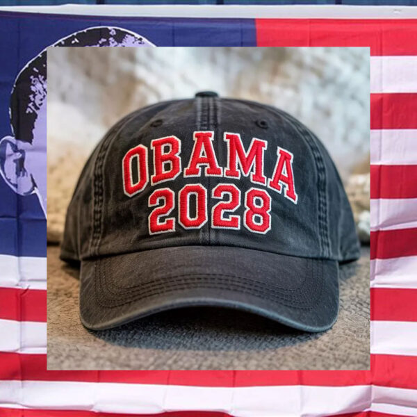 Embroidered Obama 2028 Embroidered Cap