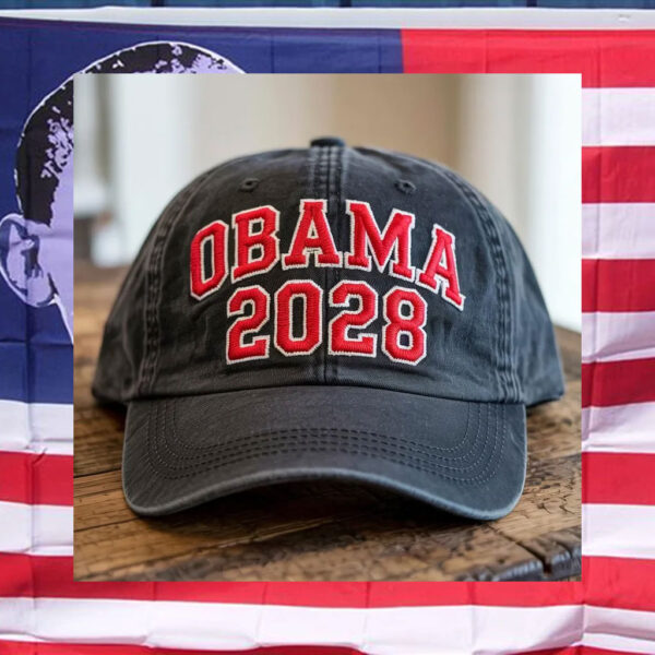 Embroidered Obama 2028 Embroidered Cap