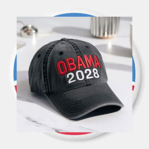 Embroidered Obama 2028 Hat, Caps, Democrats Hat