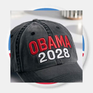 Embroidered Obama 2028 Hat, Caps, Democrats Hat