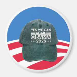 Embroidered Yes We Can Again Obama 2028 Hat