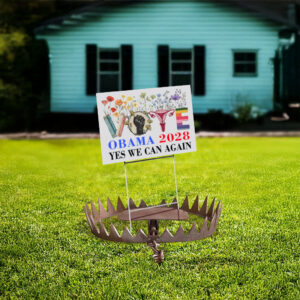 Floral Vote Obama 2028 Yes We Can Again, Obama 2028 Yard Sign