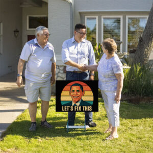 Let's Fix This Obama 2028-Vote Obama Yard Sign