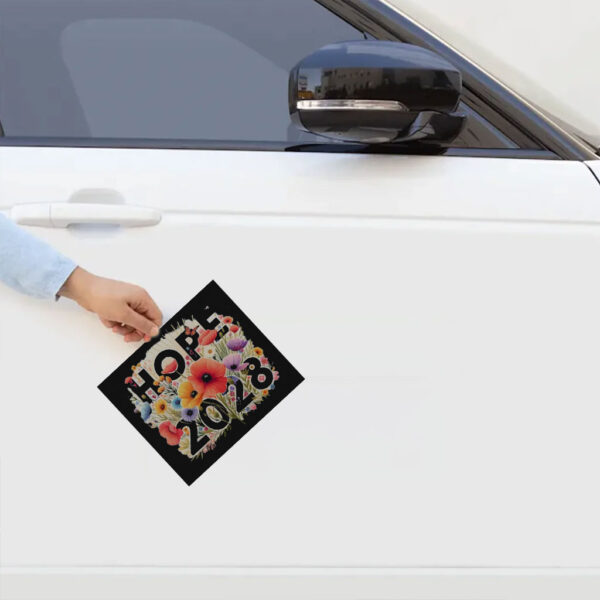 OBAMA 2028 for President, Hope 2028 Floral Sticker
