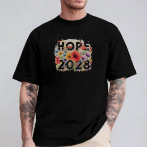 OBAMA 2028 for President, Hope 2028 Floral T-Shirt