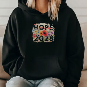OBAMA 2028 for President, Hope 2028 Floral T-Shirt