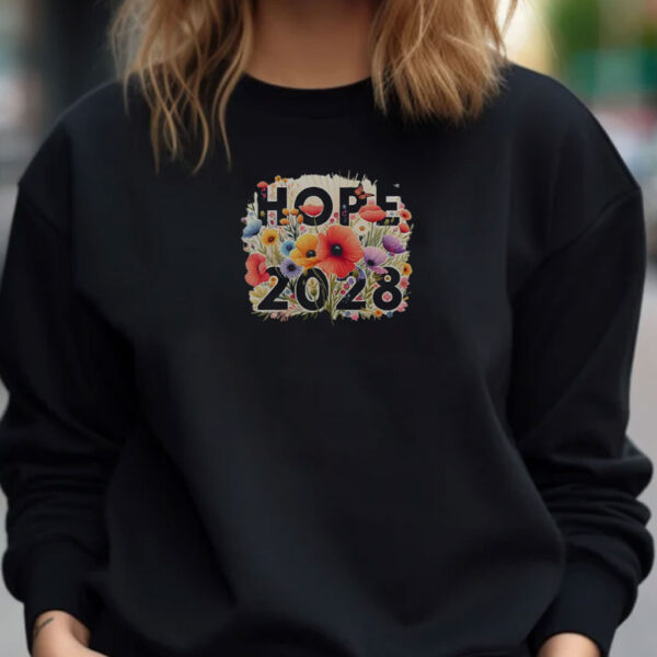 OBAMA 2028 for President, Hope 2028 Floral T-Shirt