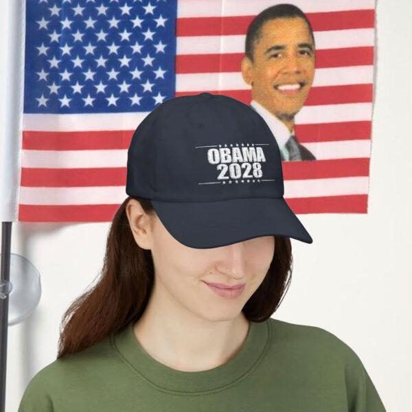 Obama 2028 3rd Term's A Charm, Embroidered Dad Cap, Political Hat