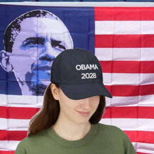 Obama 2028 Dad Cap Navy Blue Hat
