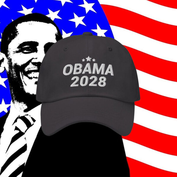 Obama 2028 Hat – Embroidered Obama 2028 Dad Cap