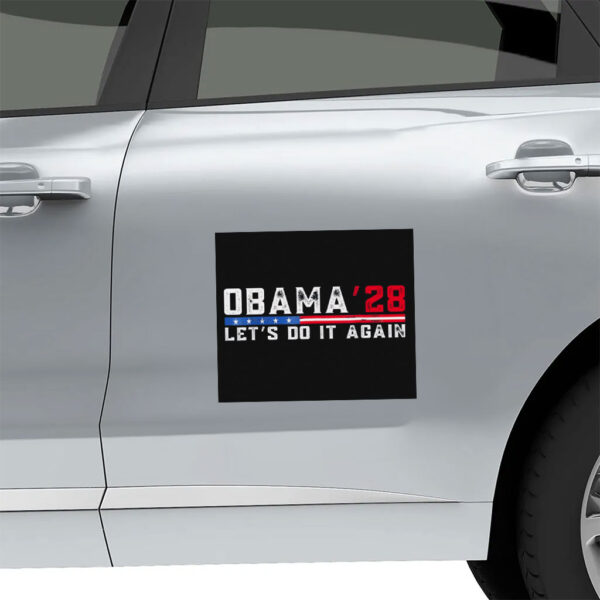 Obama 2028 Lets Do it Agsin Obama For President 2028 Sticker