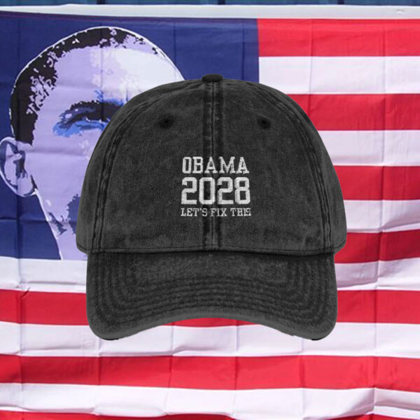 Obama 2028 Let's Fix This Hat, Obama Hat