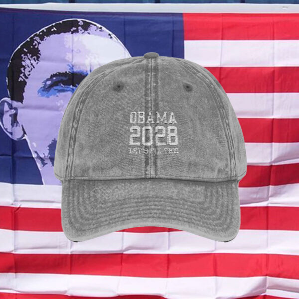 Obama 2028 Let's Fix This Hat, Obama Hat