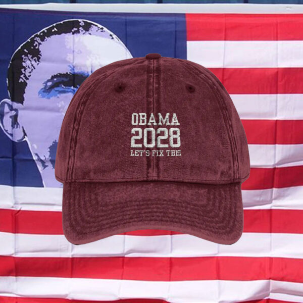Obama 2028 Let's Fix This Hat, Obama Hat