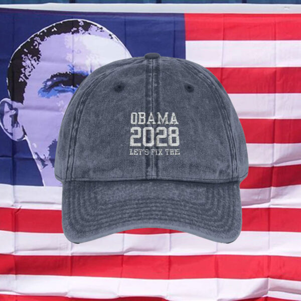 Obama 2028 Let's Fix This Hat, Obama Hat