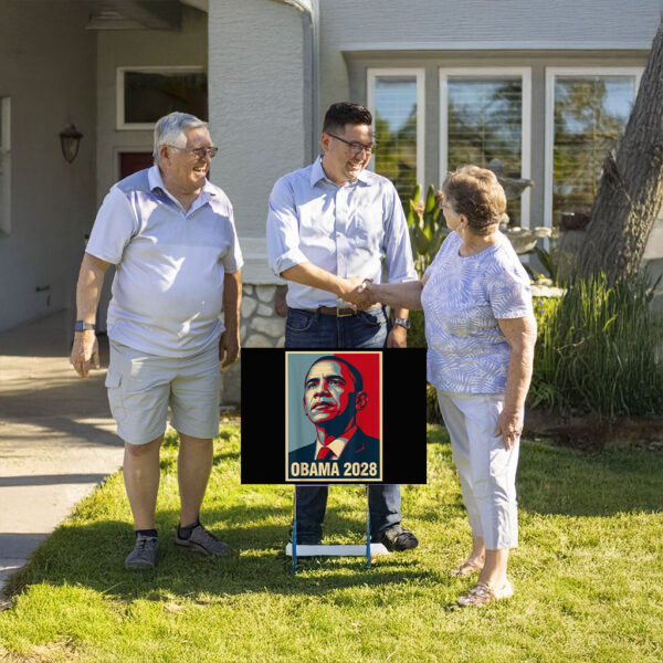 Obama 2028, Let's Fix This Obama For President 2028 Obama 2028 Yard Sign