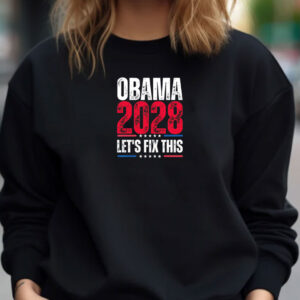 Obama 2028 Let’s Fix This, Political Campaign Shirt
