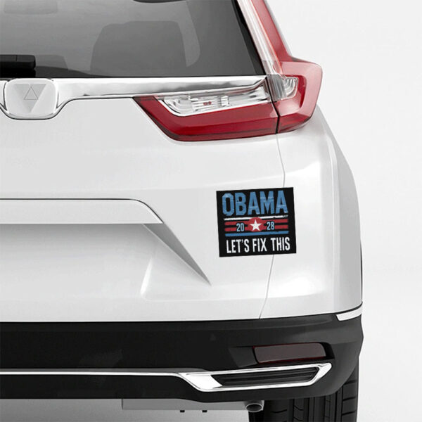 Obama 2028 Let's Fix This, usa Sticker