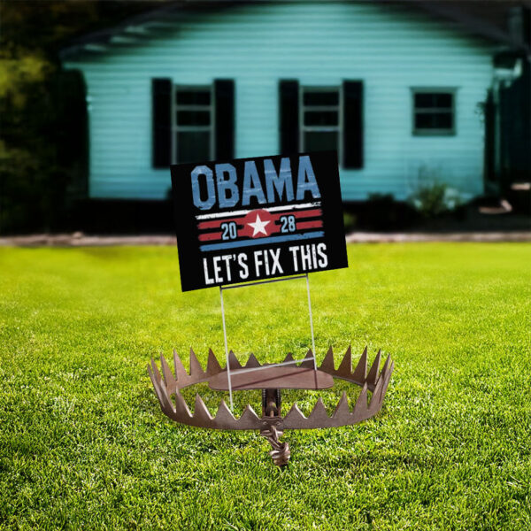 Obama 2028 Let's Fix This, usa Yard Sign