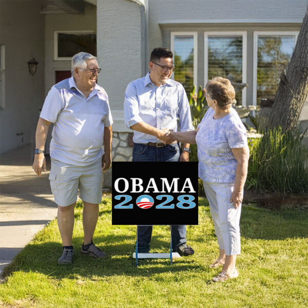 Obama 2028 Obama For President 2028 Yard Sign