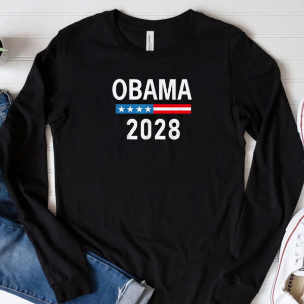 Obama 2028 Shirt Let's Fix This Vote Obama For President 2028 T-Shirt