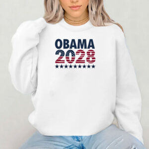 Obama 2028 Shirt Vintage Style Patriotic T-Shirt