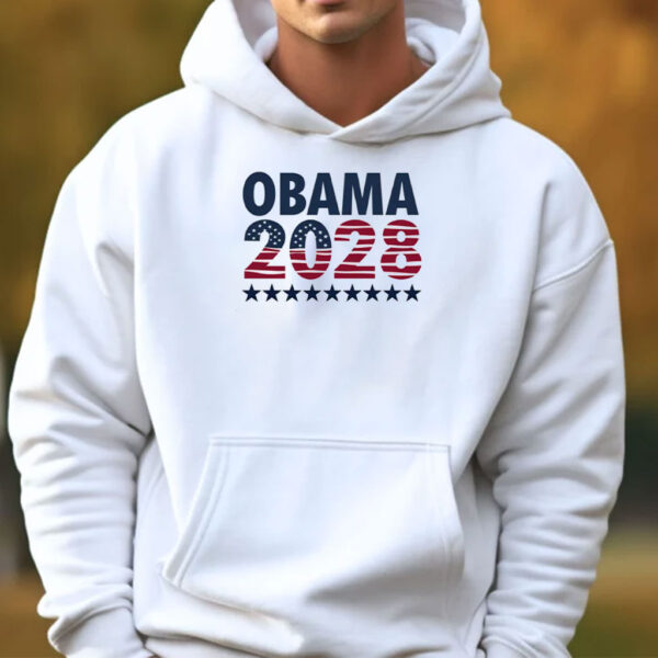 Obama 2028 Shirt Vintage Style Patriotic T-Shirt