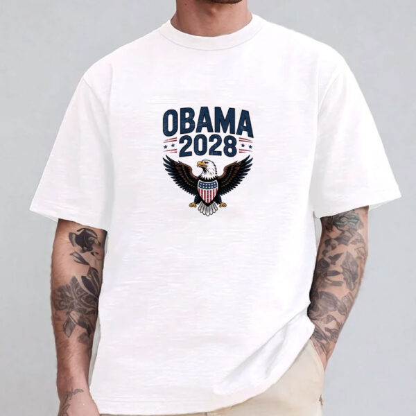 Obama 2028 Shirt Vote Obama For President 2028 T-Shirt