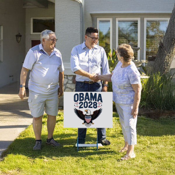 Obama 2028 Sign Vote Obama For President 2028 Yard Sign