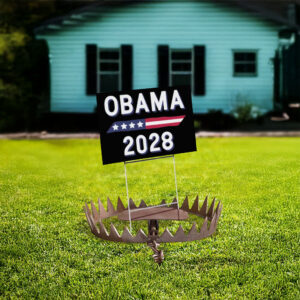 Obama 2028 Stars and Stripes Sign Presidential Election Yard Sign