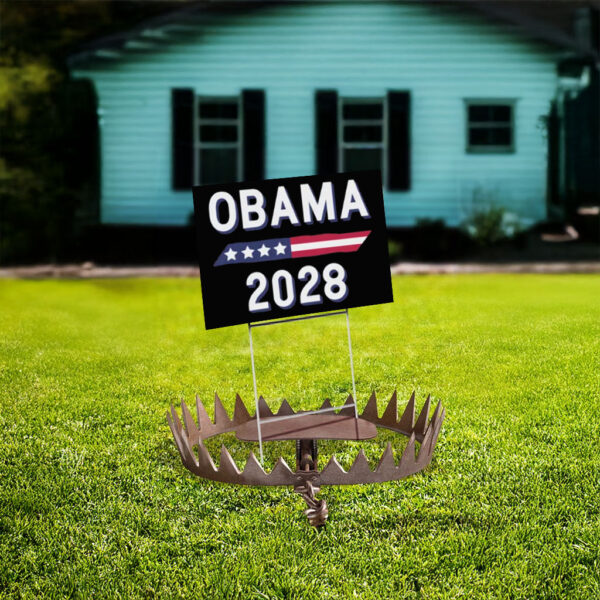 Obama 2028 Stars and Stripes Sign Presidential Election Yard Sign