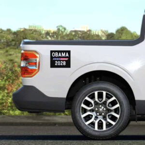Obama 2028 Stars and Stripes Sticker Presidential Election Sticker