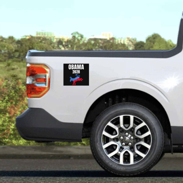 Obama 2028 Sticker, Liberal Graphic Sticker