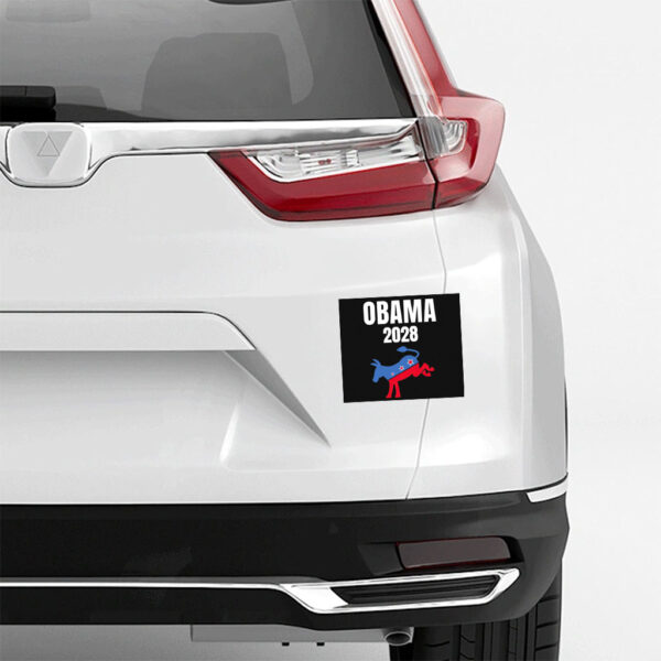 Obama 2028 Sticker, Liberal Graphic Sticker