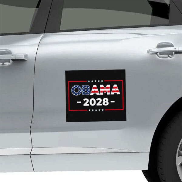 Obama 2028 Sticker Vote Obama For President 2028 America US Flag Sticker