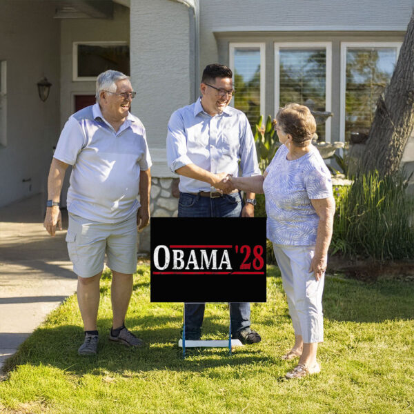 Obama 2028 Vote Obama For President 2028 Vintage Yard Sign